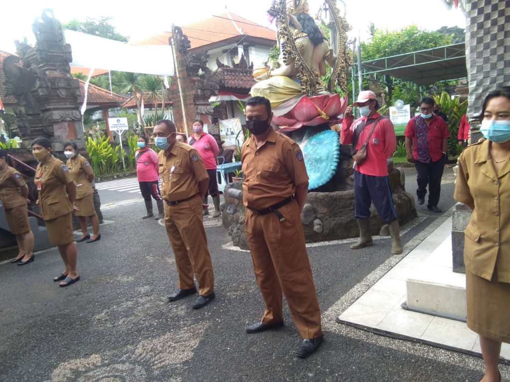 Gelar Apel Rutin, Pemerintah Desa Bongkasa Tegaskan 3 Point Pembahasan